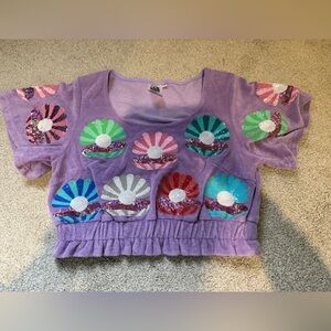 Queen of Sparkles Clam Topy